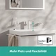 Cмеситель для умывальника однорычажный HANSGROHE Tecturis E CoolStart EcoSmart+ белый латунь 73041700 - изображение 5