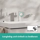 Cмеситель для умывальника однорычажный HANSGROHE Tecturis E CoolStart EcoSmart+ белый латунь 73041700 - изображение 7
