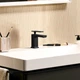Cмеситель для умывальника с джойстиком HANSGROHE Tecturis E EcoSmart+ черный латунь с донным клапаном 73002670 - изображение 3
