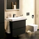 Cмеситель для умывальника с джойстиком HANSGROHE Tecturis E CoolStart EcoSmart+ черный латунь с донным клапаном 73014670 - изображение 7