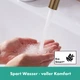 Cмеситель для умывальника однорычажный HANSGROHE Tecturis S EcoSmart+ бронзовый латунь с донным клапаном 73340140 - изображение 5