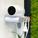 Держатель для фена MVM BP-32 WHITE/GRAY настенный клеевой белый с серым - изображение 7