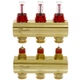 Колектор для теплої підлоги DANFOSS 3 контури з витратомірами 1"/3/4" FHF 088U0523 - зображення 3