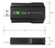 Двохдіапазонний USB Wi-Fi 5 650Mbps (AC) адаптер DERAPID 2.4/5GHz Wireless Lan Card Black UWA-2 (DE-AC650M) - зображення 5