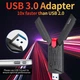 Двохдіапазонний USB 3.0 Wi-Fi 6 1800Mbps (AX) адаптер ALFANEXT 2.4/5GHz (FU-AX1800A) - зображення 3
