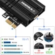 Трьохдіапазонний PCI-E Wi-Fi 6E 5374Mbps + BT5.3 (Intel AX210) адаптер Highka 2.4G/5G/6Ghz + Bluetooth 5.3 (PCE-AXE3000-H) - зображення 3