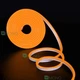 Cветодиодный неон PROLUM™ с максимальной степенью защиты IP68 Silicone 2835 не горит 12V размер 6x12 Orange (от 1 метра, без блока питания) - изображение 4