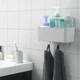 Контейнер для мыла IKEA RÅNEN, Крючок, в душ, белый, 26x21 см, 505.329.49 - изображение 3