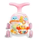 Ходунки-каталка, игровой развивающий столик 2 в 1 Caretero Spark Pink, ходунки для детей, каталка для малышей, развивающая игрушка, складные ходунки, столик для игр, музыкальные ходунки, легкие ходунки - изображение 6