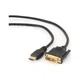 Кабель мультимедійний HDMI M to DVI M 4.5m 18+1pin Cablexpert (CC-HDMI-DVI-15) - изображение 1