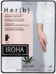 Маска для рук і нігтів IROHA nature Her[b] Cannabis line відновлювальна та розслаблювальна 2 x 8 г (8436036433635) - зображення 1