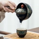 Чайный набор из 6 предметов Lesko blue для китайской чайной церемонии пуэра керамический - изображение 8
