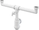 Сифон для сдвоенной мойки ALCA PLAST A448P-DN50/40 с накидными гайками 6/4" (8594045937848) - изображение 1