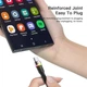 Кабель зарядний Essager USB-A to Type-C Colorful LED 3 A 1 м Black (EXCT-XCD01) - зображення 8