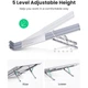 Универсальная складная подставка для ноутбука UGREEN LP451 Foldable Laptop Stand Silver (20642) - изображение 2