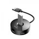 USB-хаб Baseus Round box USB 3.0 to USB 3.0х1 + USB 2.0х3 Black (CAHUB-F01) - изображение 5