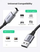 Кабель UGREEN US369 USB 2.0 to USB type B USB Printer Cable для принтеров, сканеров, МФУ 2 м Black (80803) - изображение 2