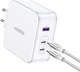 Зарядное устройство Ugreen GaN Fast Charger 140Вт with Cable White (CD289) - изображение 1