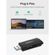 Кардридер Ugreen USB 3.0 Card Reader with SD/TF Black (CM104) - изображение 4