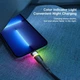 Кабель зарядный Essager USB - Lightning Colorful LED 2.4A USB Cable Fast Charging 1 м Black (EXCL-XCD01) - изображение 6