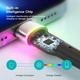 Кабель зарядный Essager USB - Lightning Colorful LED 2.4A USB Cable Fast Charging 1 м Black (EXCL-XCD01) - изображение 10
