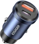 Автомобільний зарядний пристрій у прикурювач Essager Gyroscope Mini Charger 45W Blue (ECCAC45-TL03-Z) - зображення 1