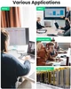 Високошвидкісний інтернет кабель UGREEN Cat 8 Lan круглий мережевий шнур патч-корд з обплетенням RJ45 2 м (NW153) - зображення 4