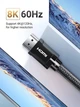 Кабель HDMI UGREEN 8K HDMI 2.1 сверхскоростной 60 Гц 48 Гбит/с 1.5м Grey (HD135) - изображение 2