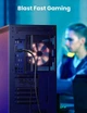 Высокоскоростной интернет кабель RJ45 Ethernet UGREEN плоский плетенный Lan сетевой кабель шнур 2 м (40171) - изображение 7