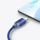 Кабель зарядний Baseus USB Type A — USB Type C Crystal Shine Series 100 Вт 2 м Blue (CAJY000503) - зображення 9