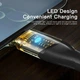 Кабель зарядний Essager USB-A to Type-C Interstellar Transparent Design 7A 1 м Black (EXCT-XJ01-P) - зображення 5