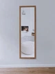 Зеркало настенное в деревянной раме HomeDeco светло-коричневое 100х50 см - изображение 1
