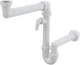 Сифон для кухонной мойки ALCA PLAST A872P с накидной гайкой 6/4" (8595580503420) - изображение 1