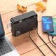 Повербанк 75000mAh 22.5W Hoco J94 Overlord 277.5Wh 3xUSB/Type-C/microUSB 5A PD QC черный - изображение 4