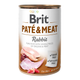 Влажный корм для собак Brit Pate & Meat со вкусом кролика и курицы 400 г - изображение 1