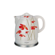 Электрочайник 1,5л красный керамика Цветы MR-066-RED-FLOWERS Maestro - изображение 1