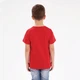 Детская футболка JHK, KID T-SHIRT, базовая, однотонная, для мальчика, красная, размер 134, на 9/11 лет - изображение 2