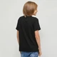 Детская футболка JHK, KID T-SHIRT, базовая, однотонная, для мальчика, черная, размер 122, на 7/8 лет - изображение 4
