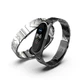 Ремінець металевий MiJobs V-shape для браслета Xiaomi Mi Band 7 Black (mrk2529) - зображення 2