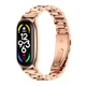 Ремінець металевий MiJobs Plus для фітнес браслета Xiaomi Mi Band 5/6/4/3 Рожеве Золото (mrk2109) - зображення 1
