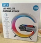 Светильник с беспроводной зарядкой 15W для телефона G11 колонка Bluetooth радио RGB-подсветка - изображение 7