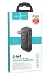Bluetooth ресiвер Hoco E73 AUX Car Bluetooth Receiver Black - изображение 3