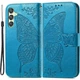 Чохол-книжка з малюнком UniCase Butterfly Pattern для Samsung Galaxy A25 (A256) - Blue - зображення 1