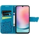 Чохол-книжка з малюнком UniCase Butterfly Pattern для Samsung Galaxy A25 (A256) - Blue - зображення 2