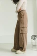 Вельветовые штаны карго XXL-3XL. Коричневый - изображение 5