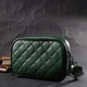 Молодежная женская кожаная сумка через плечо Vintage 22384 - изображение 2