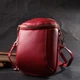 Молодежная женская кожаная сумка через плечо Vintage 22340 - изображение 7
