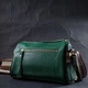 Молодежная женская кожаная сумка через плечо Vintage 22261 - изображение 5