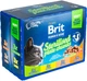 Промо набор Упаковка влажного корма для кошек Brit Premium семейная тарелка для стерилизованных кошек ассорти 4 вкуса 100 г х 12 шт. (8595602548514) - изображение 4