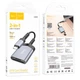 Перехідник HOCO UA25 2в1 card reader Type-C to TF/SD для мобільних пристроїв Samsung/Xiaomi/Huawei/Meizu Сірий - изображение 2